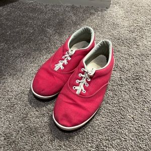 Pink shoes